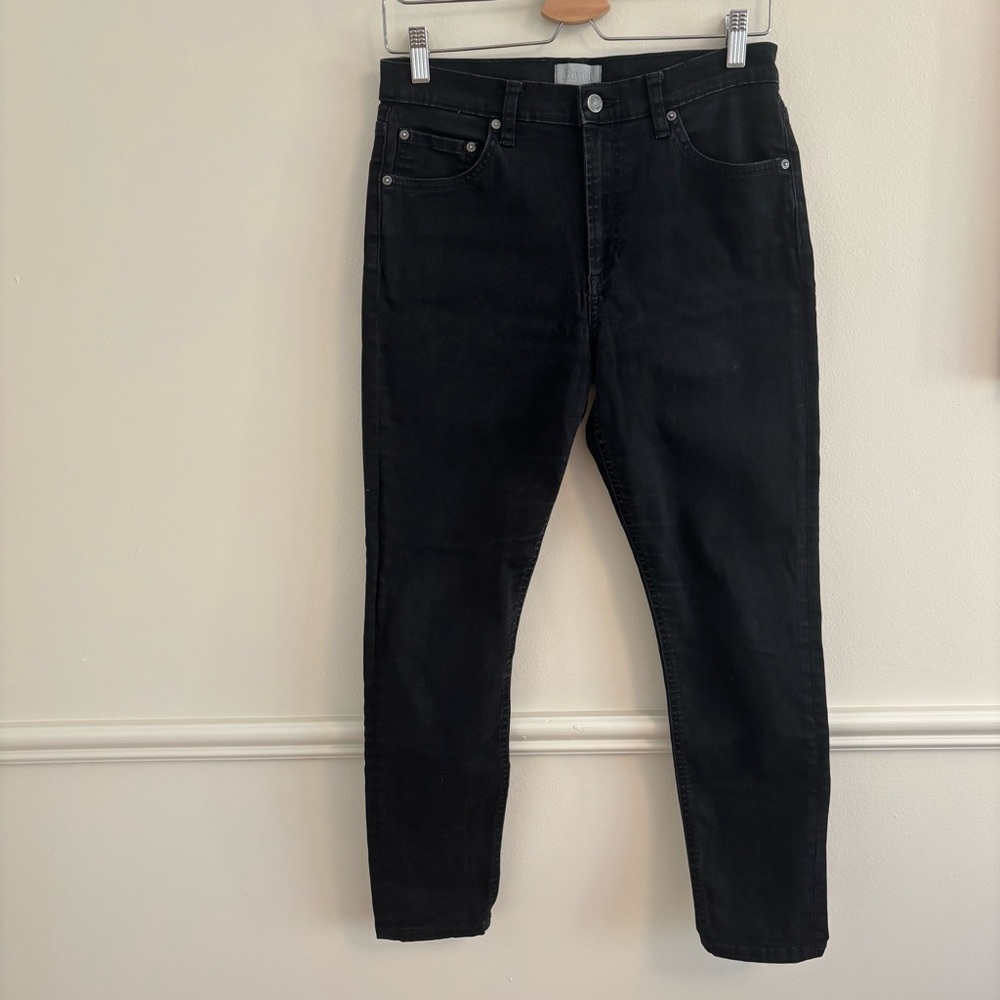 Boyish Black cropped straight leg Jeans